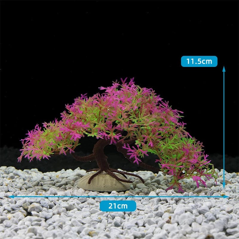Fluorescerende akvarium dekor fisketank landskapskorall simulering korall ornament små undervanns verden landskap dekor | Skanto