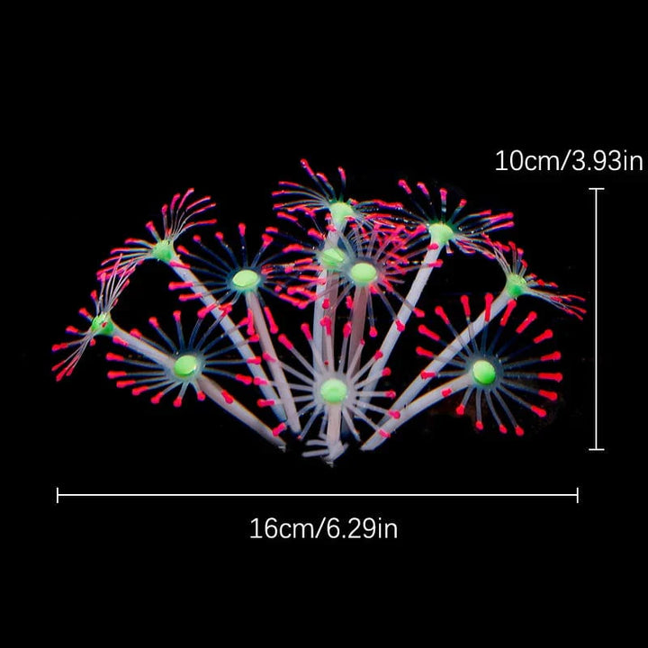Fluorescerende akvarium dekor fisketank landskapskorall simulering korall ornament små undervanns verden landskap dekor | Skanto