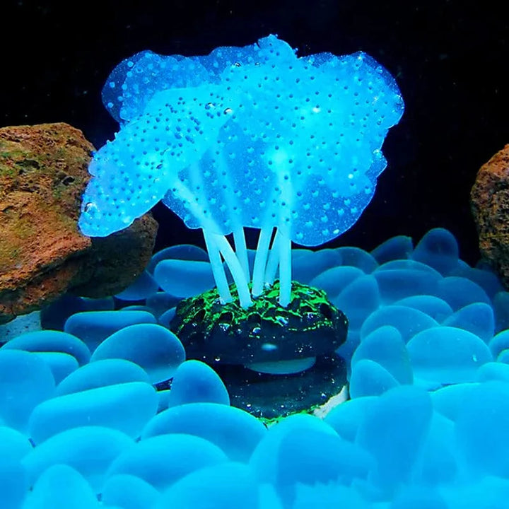Fluorescerende akvarium dekor fisketank landskapskorall simulering korall ornament små undervanns verden landskap dekor | Skanto