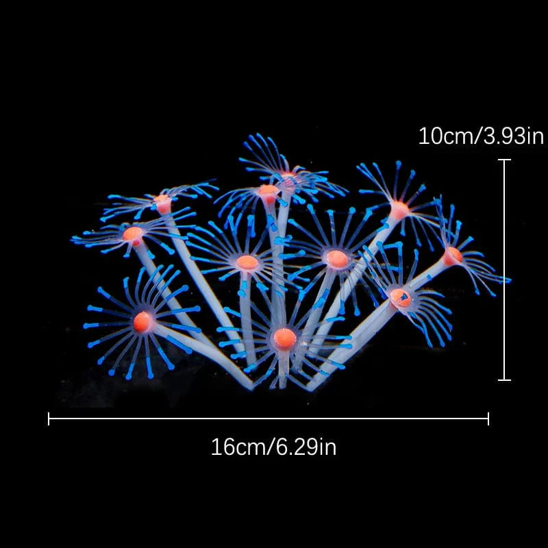Fluorescerende akvarium dekor fisketank landskapskorall simulering korall ornament små undervanns verden landskap dekor | Skanto