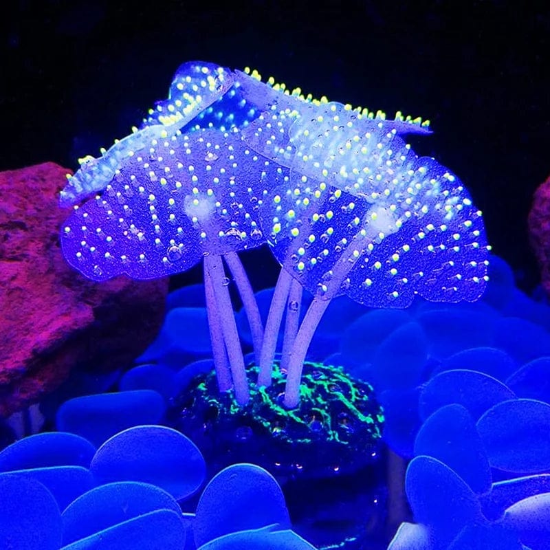 Fluorescerende akvarium dekor fisketank landskapskorall simulering korall ornament små undervanns verden landskap dekor | Skanto