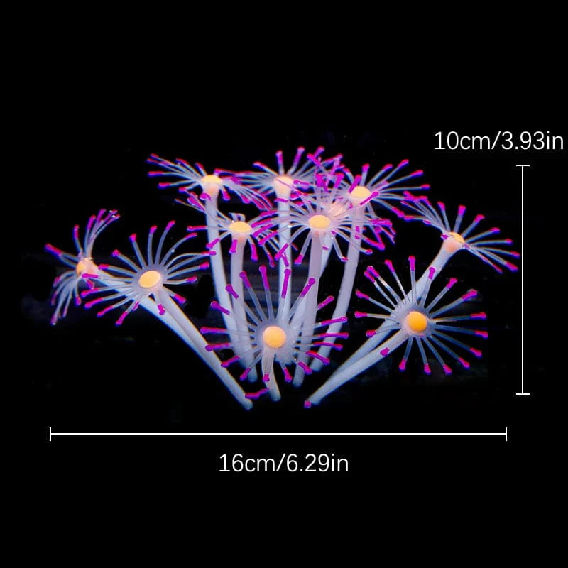 Fluorescerende akvarium dekor fisketank landskapskorall simulering korall ornament små undervanns verden landskap dekor | Skanto
