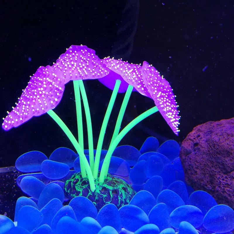 Fluorescerende akvarium dekor fisketank landskapskorall simulering korall ornament små undervanns verden landskap dekor | Skanto