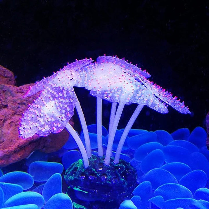 Fluorescerende akvarium dekor fisketank landskapskorall simulering korall ornament små undervanns verden landskap dekor | Skanto