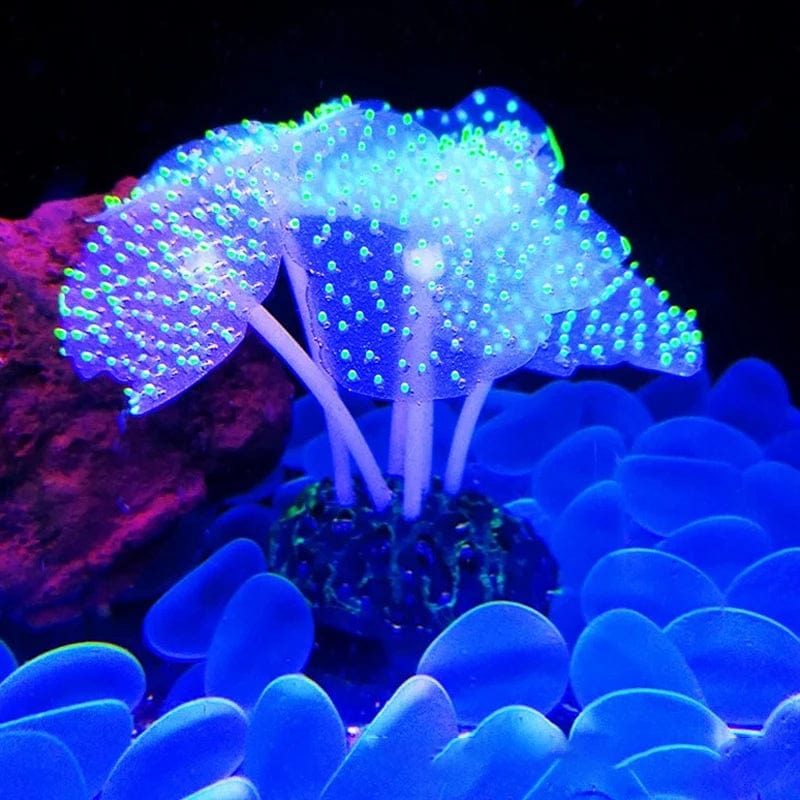 Fluorescerende akvarium dekor fisketank landskapskorall simulering korall ornament små undervanns verden landskap dekor | Skanto