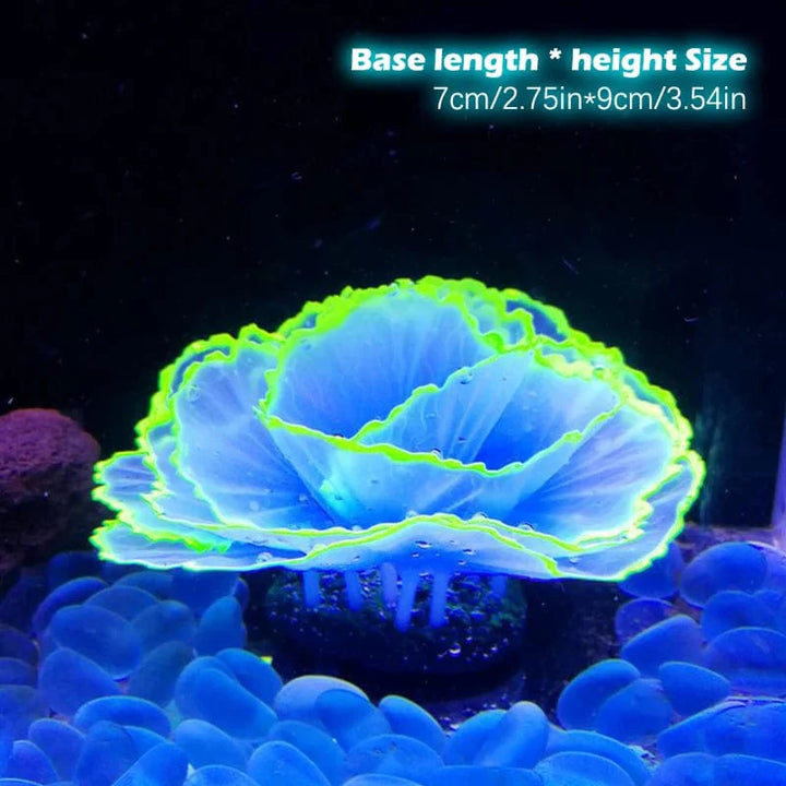Fluorescerende akvarium dekor fisketank landskapskorall simulering korall ornament små undervanns verden landskap dekor | Skanto