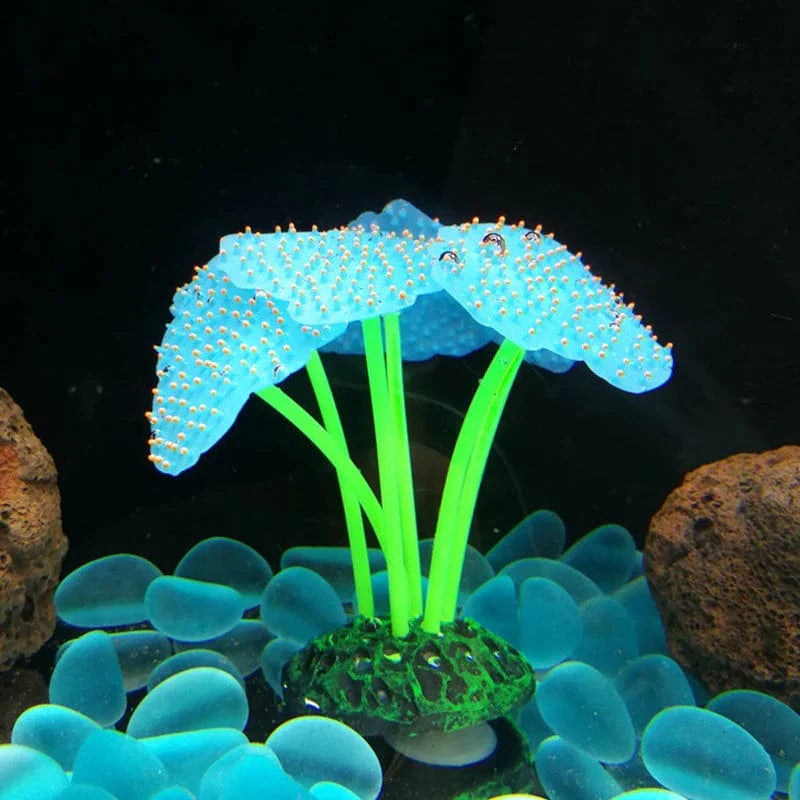 Fluorescerende akvarium dekor fisketank landskapskorall simulering korall ornament små undervanns verden landskap dekor | Skanto