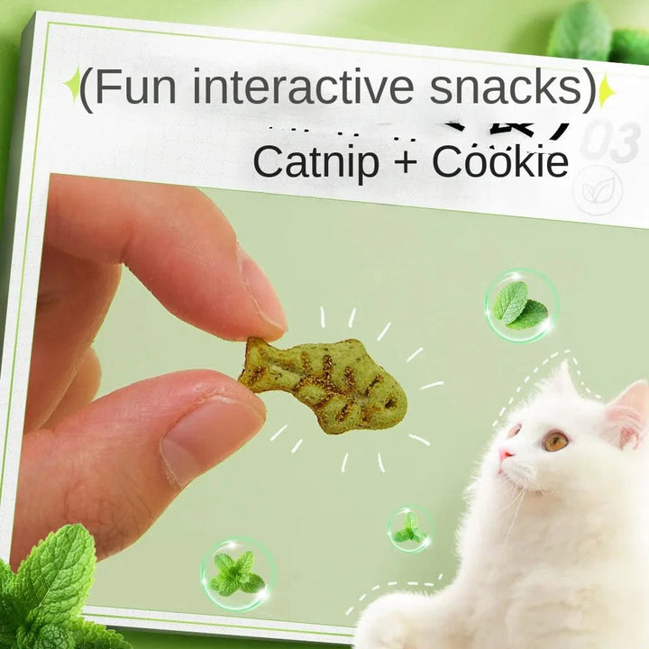 Kattemyntkjeks Katt Spisende Snack Kjæledyr Molar Ernæring Fettene Kattunge Snack Voksen Katt Belønning | Skanto