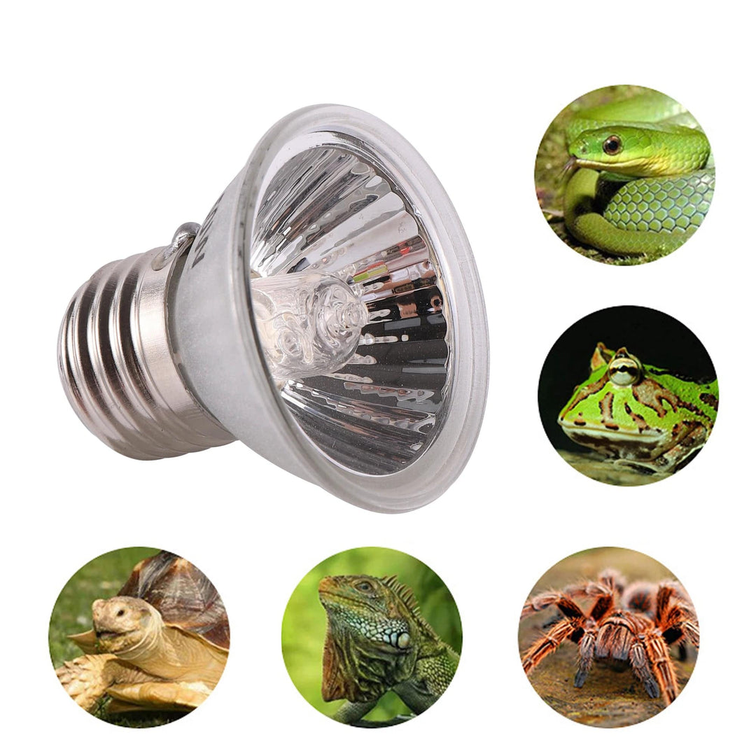 CE Reptile Lamp UVA+UVB 3.0 Kjæledyr Varmlampe Pære Skilpadde Basking Lys Pærer Amfibier Iguaner Temperaturkontroll | Skanto