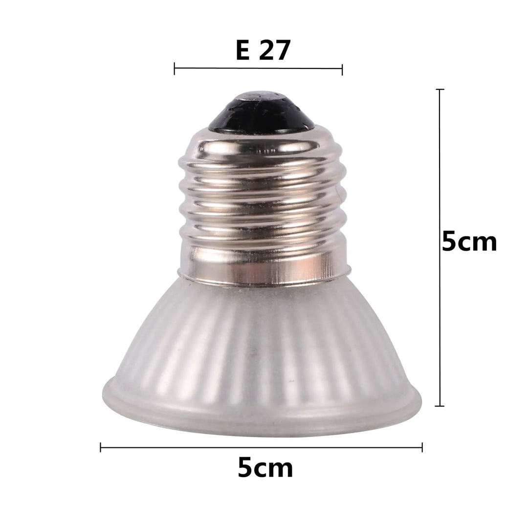 CE Reptile Lamp UVA+UVB 3.0 Kjæledyr Varmlampe Pære Skilpadde Basking Lys Pærer Amfibier Iguaner Temperaturkontroll | Skanto