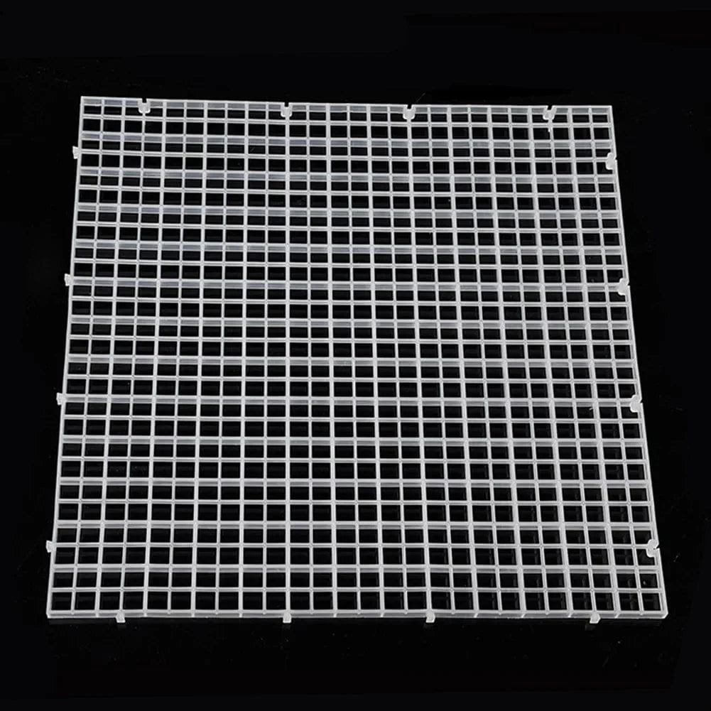 2stk Gravel Grid Isolasjonspanel Akvarium Separator Gratis Klipp Fiskebowl Skiller Filtreringsnett Rengjøringsverktøy Erstatningsdeler | Skanto