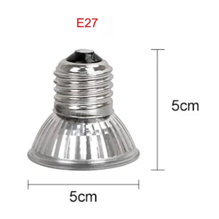 E27 25/50/75W UVA Varme Lampe Kjæledyr Reptil Varmlampe Skilpadde Gecko Reptil Varmer Pære Utstråler Kjæledyr Soling Fugl Slange 110-220V | Skanto