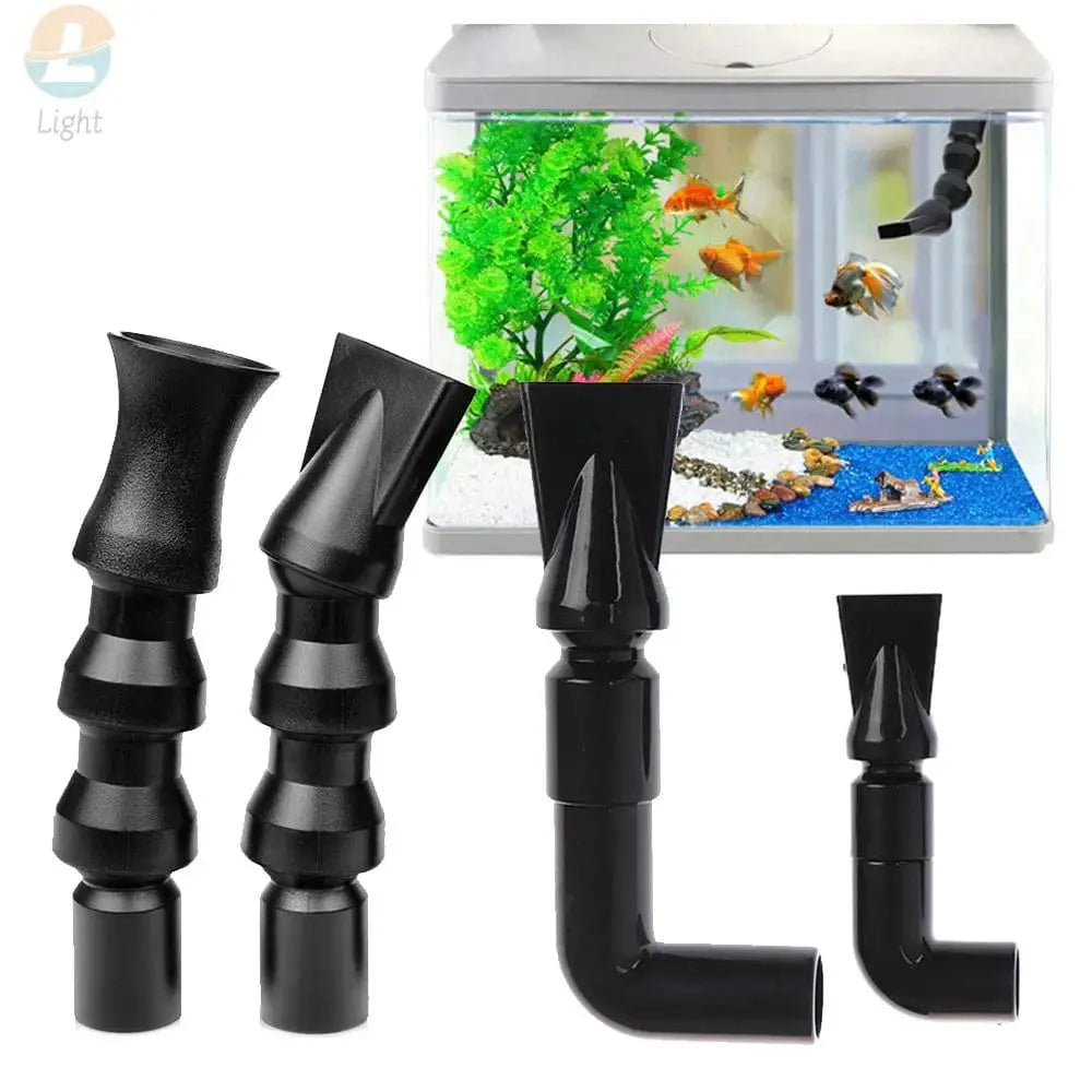 Fiskebeinpumpe Duckbill Dyse Justerbar Akvariefilterpumpe Roterende Vannutløp Tilbakeføringsrør Koblingsrør Plumbingsfitting | Skanto