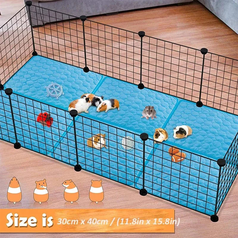 Guinea Pig Bur Mats Sommer Liten Dyr Kjølematte Pustende Hamster Tiss Pad for Kaninbur Chinchilla Pigger Kæledyr Artikel | Skanto