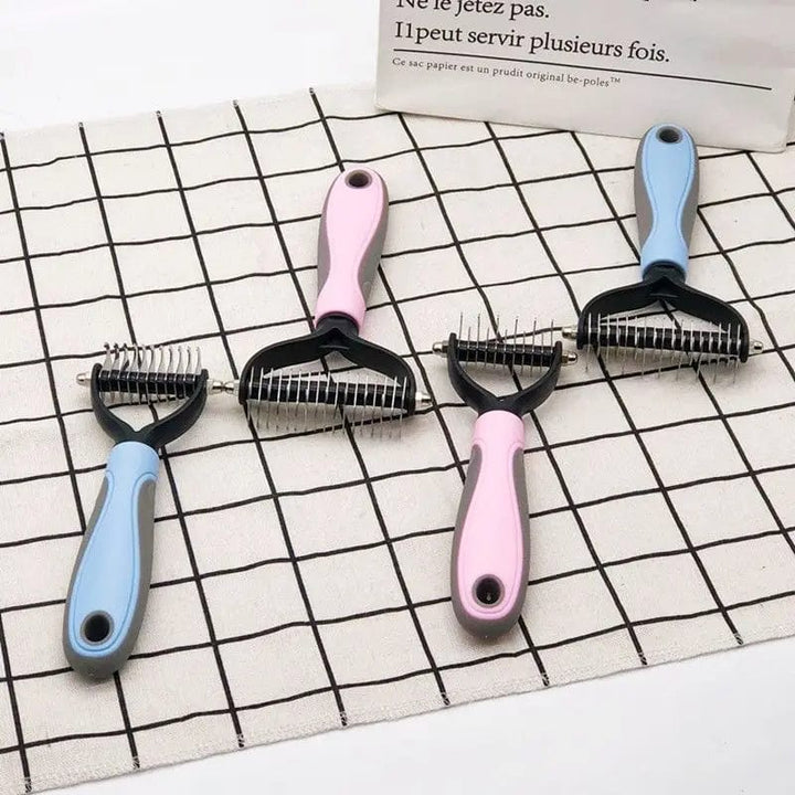 Pet Katt Hårfjerning Kam Børste Hund Stell Hårtap Verktøy Valp Hårtap Trimmer Kjæledyr Pels Klipping Dematting Deshedding Kammer | Skanto