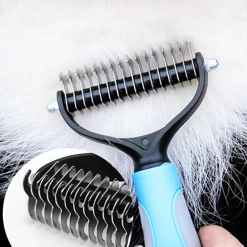 Pet Katt Hårfjerning Kam Børste Hund Stell Hårtap Verktøy Valp Hårtap Trimmer Kjæledyr Pels Klipping Dematting Deshedding Kammer | Skanto