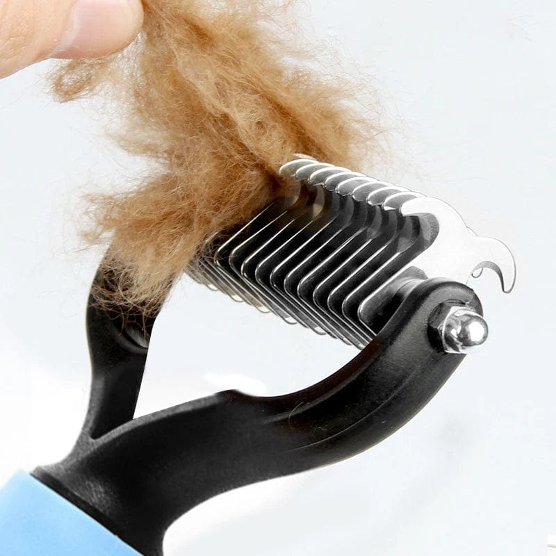 Pet Katt Hårfjerning Kam Børste Hund Stell Hårtap Verktøy Valp Hårtap Trimmer Kjæledyr Pels Klipping Dematting Deshedding Kammer | Skanto