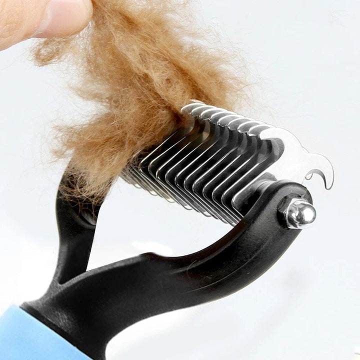 Pet Katt Hårfjerning Kam Børste Hund Stell Hårtap Verktøy Valp Hårtap Trimmer Kjæledyr Pels Klipping Dematting Deshedding Kammer | Skanto