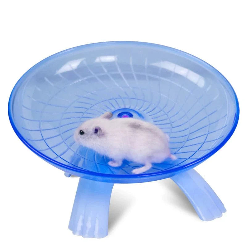 Pet Hamster Løpehjul Stille Flygende Tallerken Stålaksling Løpedisk Leker Bur Lite Dyr Hamster Tilbehør | Skanto