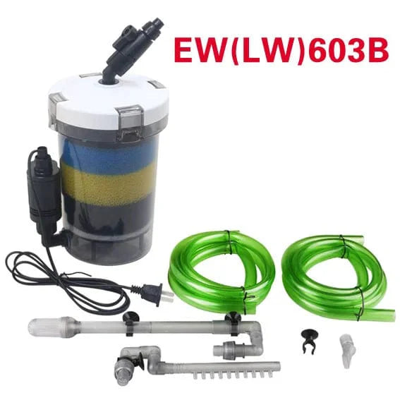 SUNSUN akvariefilter ultra-stille ekstern akvariefilter bøtte 110V-220V / 6W / HW-602 / HW-603 / HW-602B / HW-603B | Skanto