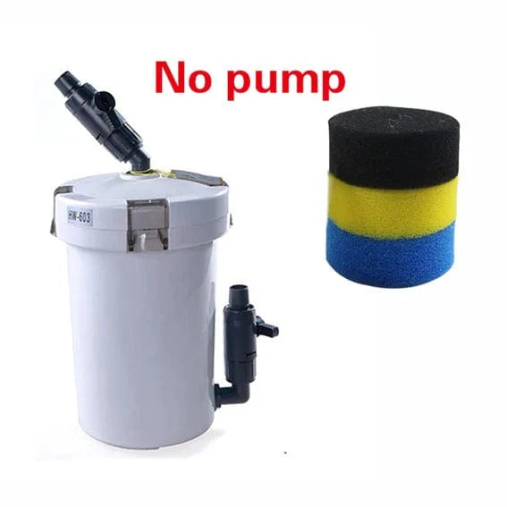 SUNSUN akvariefilter ultra-stille ekstern akvariefilter bøtte 110V-220V / 6W / HW-602 / HW-603 / HW-602B / HW-603B | Skanto