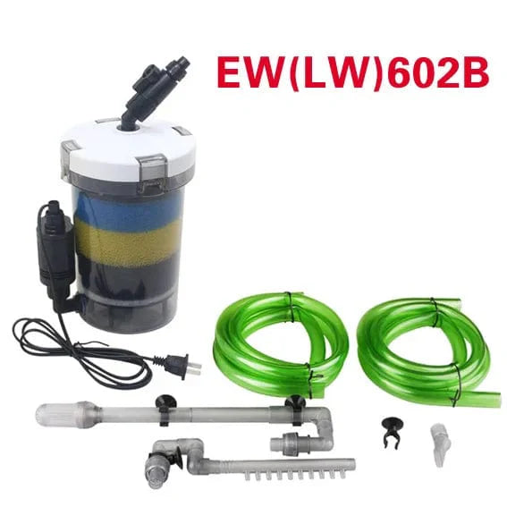 SUNSUN akvariefilter ultra-stille ekstern akvariefilter bøtte 110V-220V / 6W / HW-602 / HW-603 / HW-602B / HW-603B | Skanto