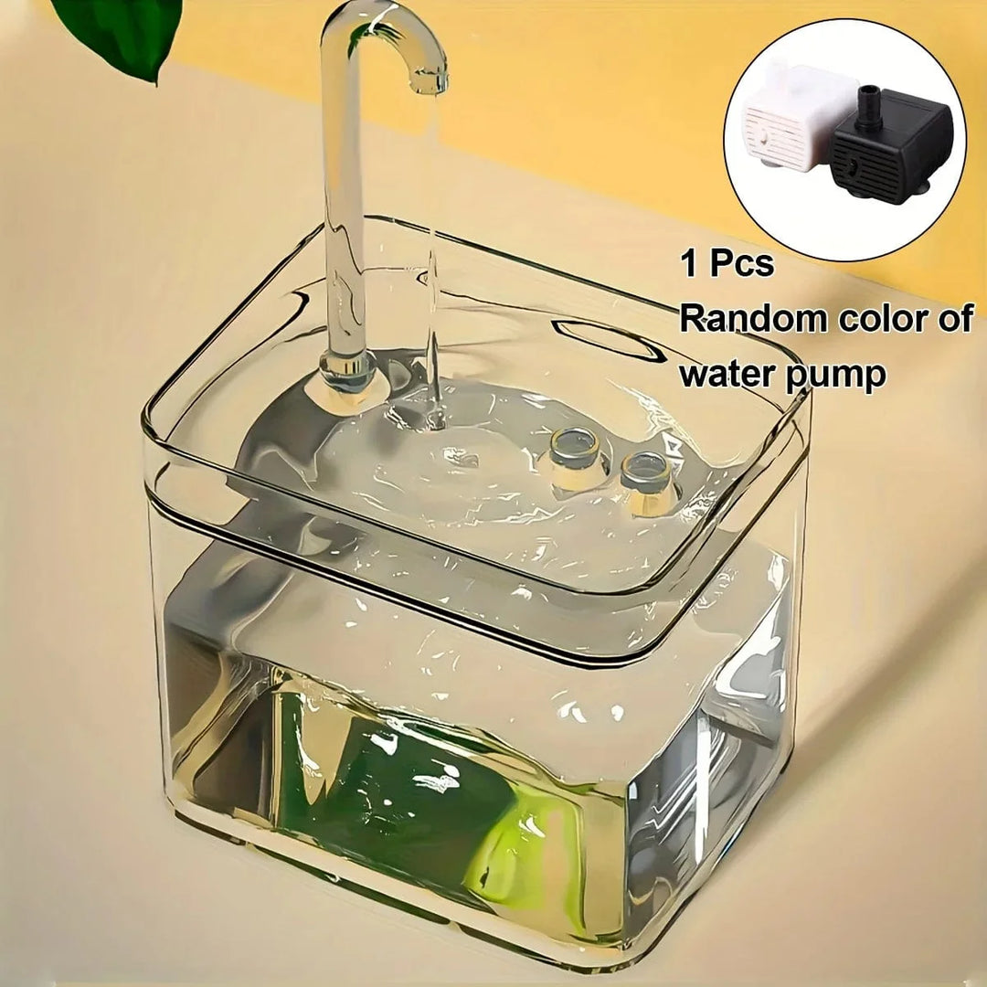Ultra-Stille Kattensvamp Filter Smart Automatisk Kjæledyr Hund Vann Dispenser & Brannforebygging Pumpe 1.5L Resirkulere Filtrin | Skanto