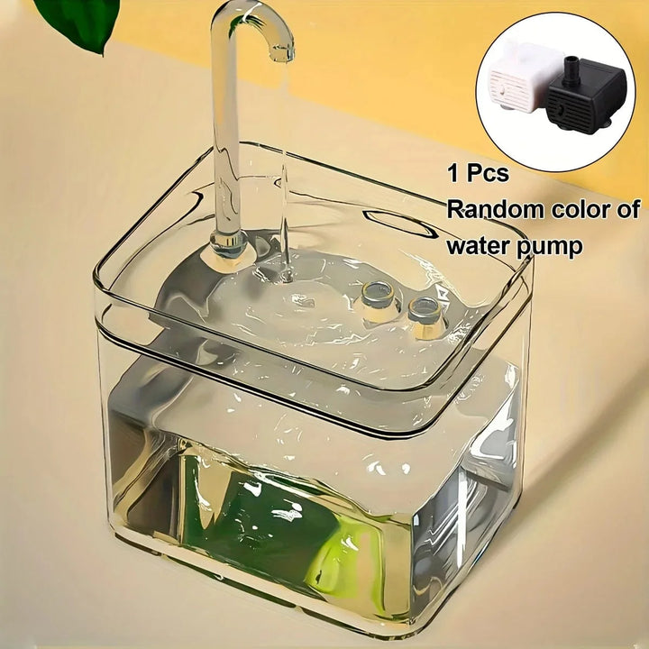 Ultra-Stille Kattensvamp Filter Smart Automatisk Kjæledyr Hund Vann Dispenser & Brannforebygging Pumpe 1.5L Resirkulere Filtrin | Skanto