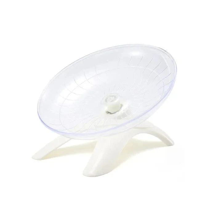 Pet Hamster Løpehjul Stille Flygende Tallerken Stålaksling Løpedisk Leker Bur Lite Dyr Hamster Tilbehør | Skanto