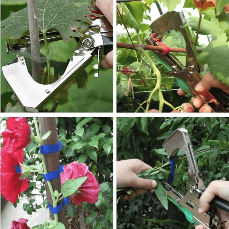 Skanto | Plante Støtteverktøy Sett – Enkel Plante Binding System for Klatrende Planter, Blomster & Grønnsaker