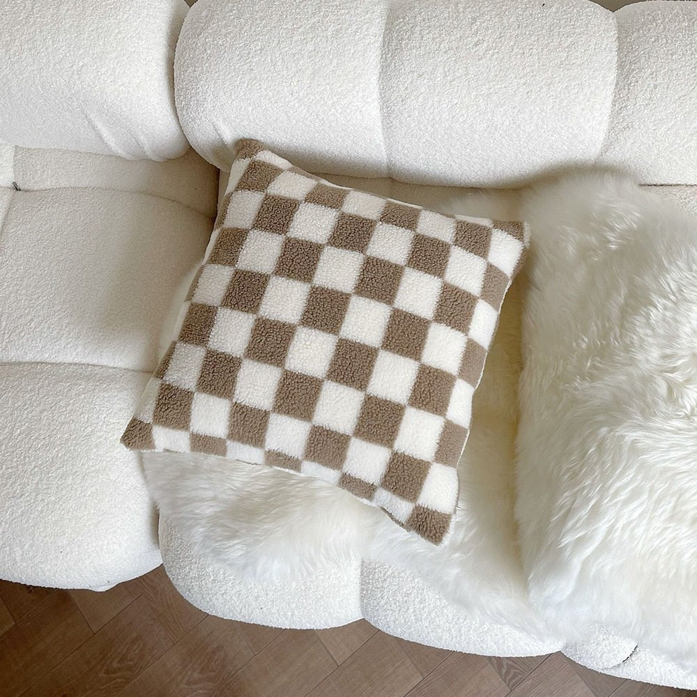 Skanto | Plush fleece rutete putevar