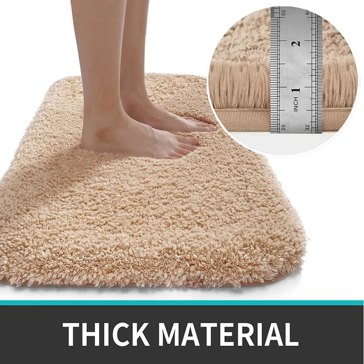 Skanto | Baderomsmatte Plysj Myk Rugg Non Slip
