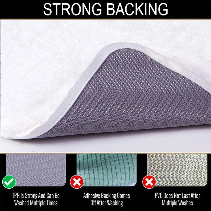 Skanto | Baderomsmatte Plysj Myk Rugg Non Slip