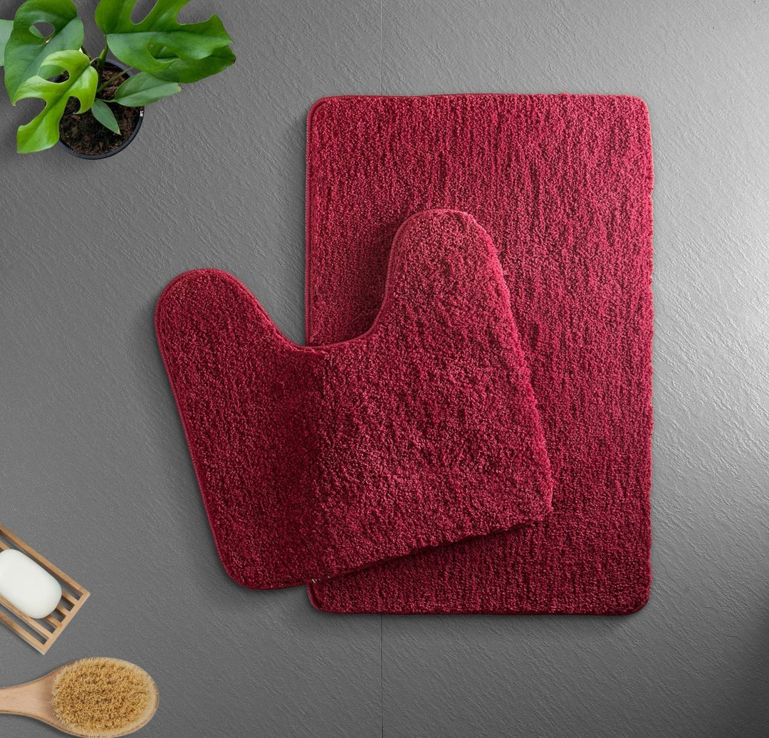 Skanto | VeluSoft Plush Mikrofiber Bade Matte | Hurtig-absorberende, Sklisikker Bade Rug for Komfort og Sikkerhet
