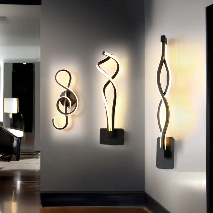 ÉclatHarmonieux – Elegant Vegglampe for en Avslappende Atmosfære Skanto