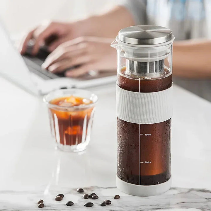 Bærbar lufttett kaldbrygget iskaffemaskin teinfuserkanne | Skanto