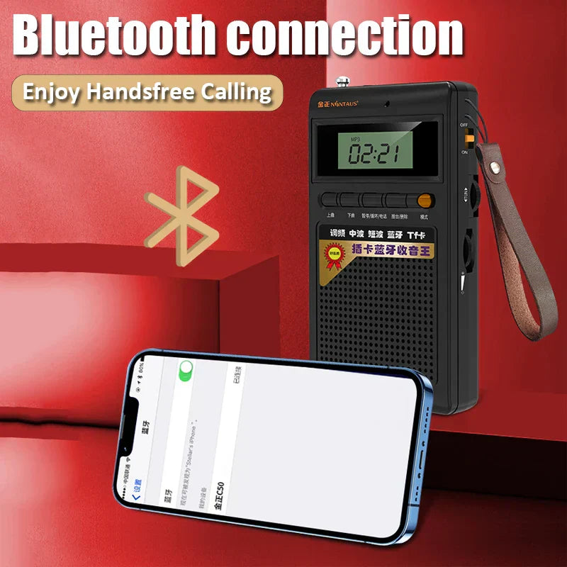 Skanto | Bærbar Bluetooth-radio og MP3-spiller - SoundPocket Mini