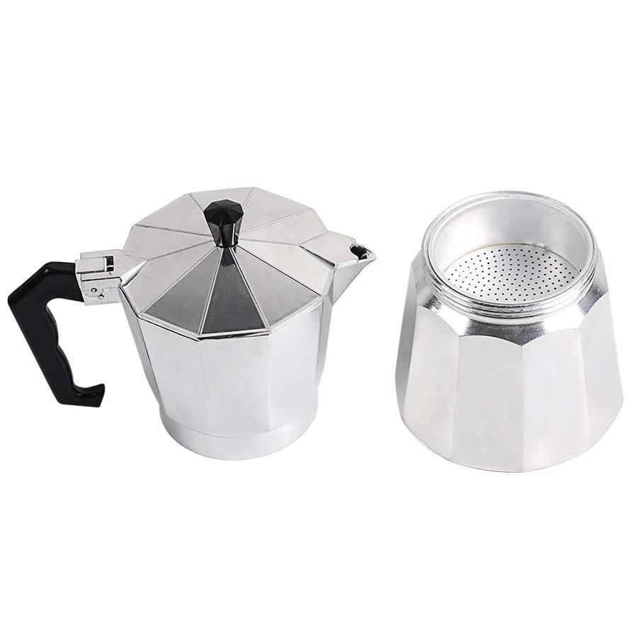 Bærbar hjemme Moka gryte aluminium med pulver perkolator | Skanto
