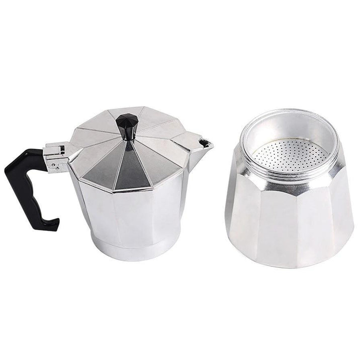 Bærbar hjemme Moka gryte aluminium med pulver perkolator | Skanto