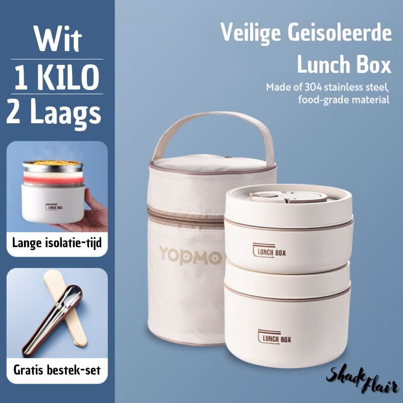Frendorf | Bærbar Isolert Måltidsbeholder Sett - LunchMate
