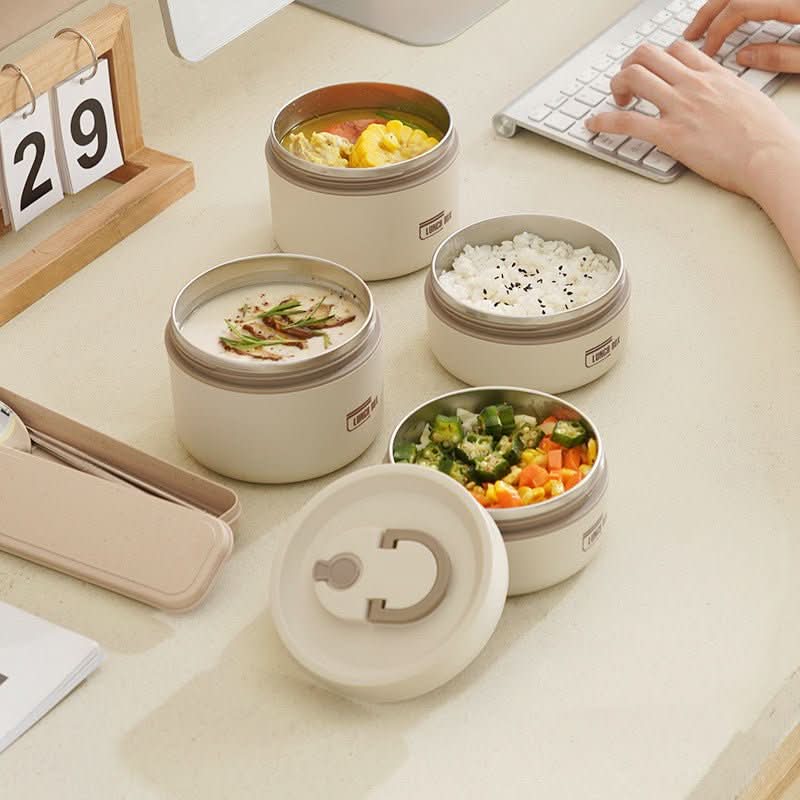 Frendorf | Bærbar Isolert Måltidsbeholder Sett - LunchMate