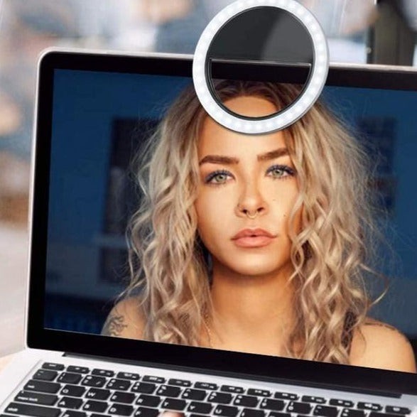 Skanto | Bærbar Selfie Ring Lys - GlowSnap