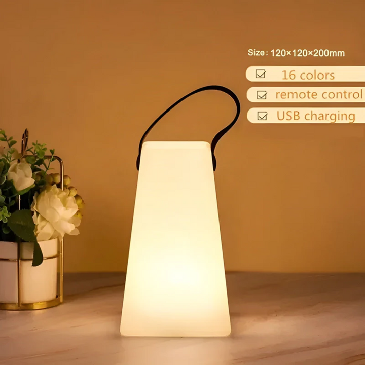 Skanto | Bærbar Vanntett Trådløs Bordlampe - RadianceFlex