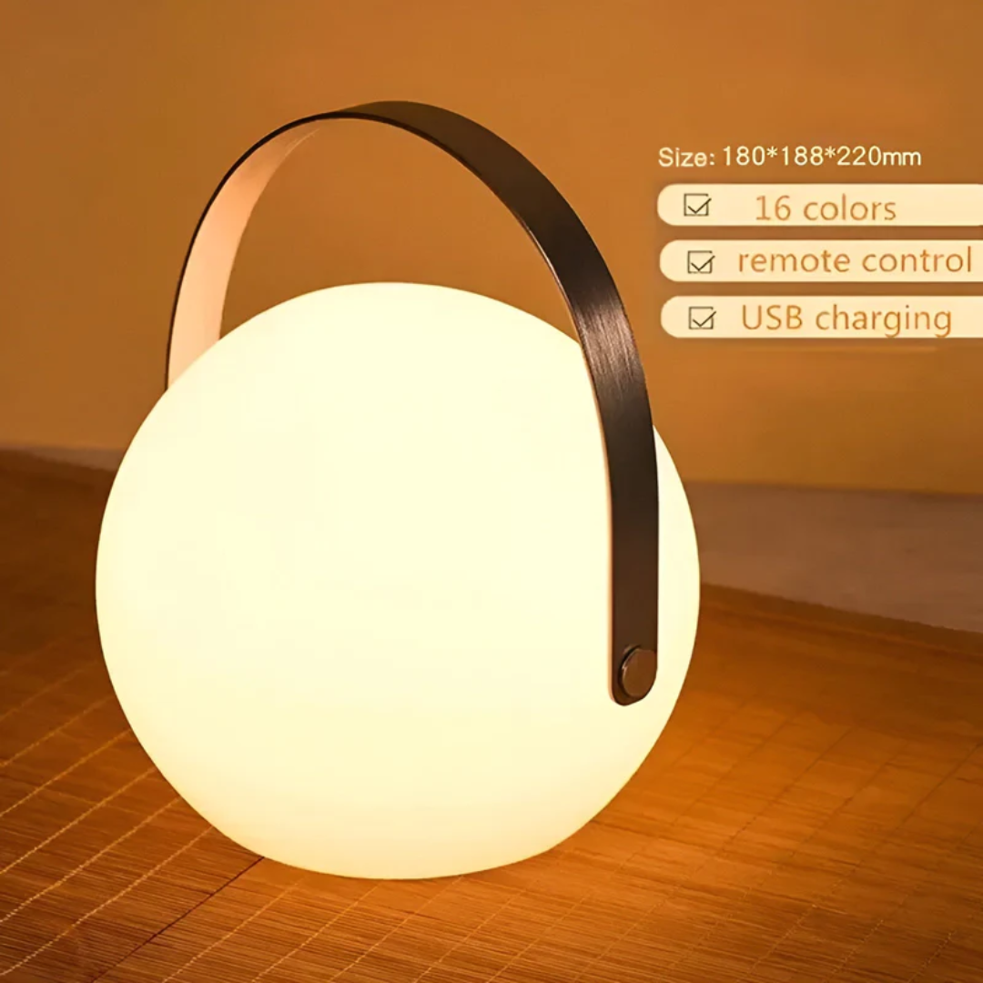 Skanto | Bærbar Vanntett Trådløs Bordlampe - RadianceFlex