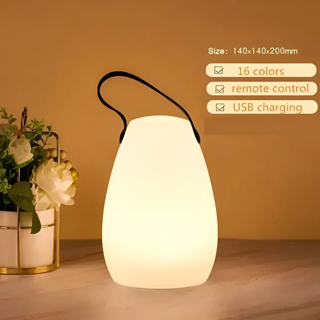 Skanto | Bærbar Vanntett Trådløs Bordlampe - RadianceFlex