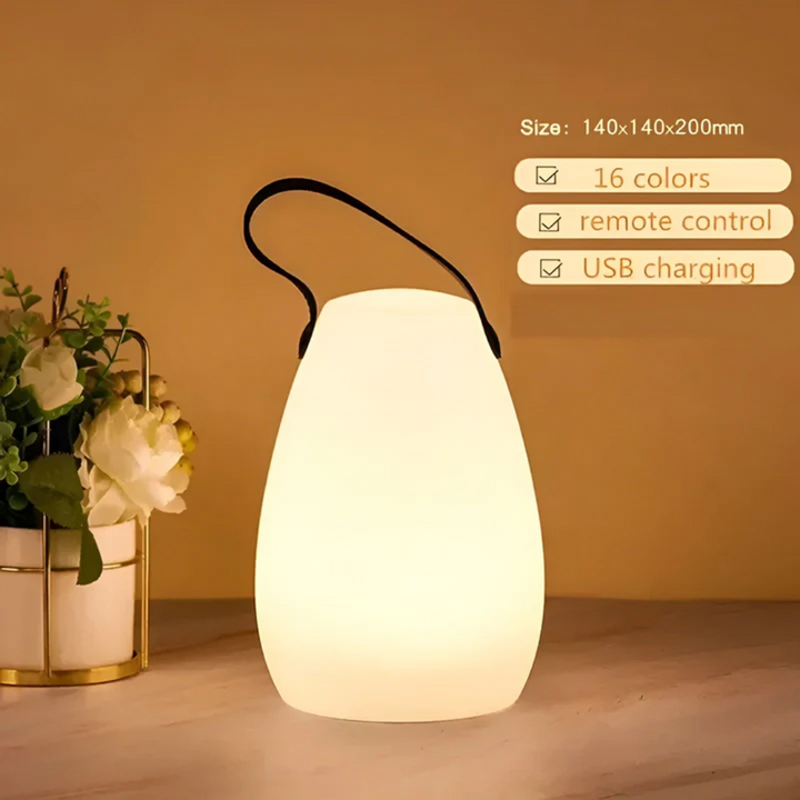 Skanto | Bærbar Vanntett Trådløs Bordlampe - RadianceFlex