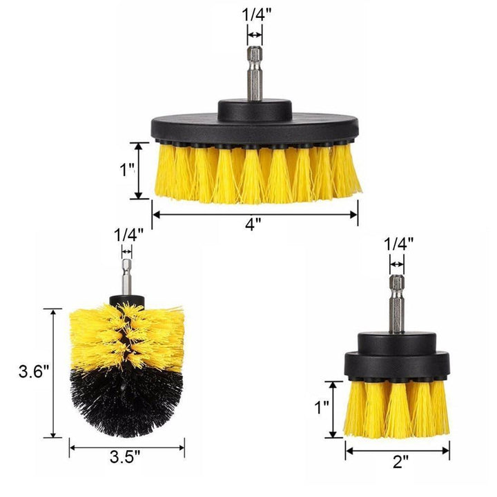 Skanto | Power Cleaning Scrub Brush (Set of 3)