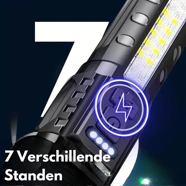 Frendorf | PowerBeam Militær Lommelykt med 5000 Lumen
