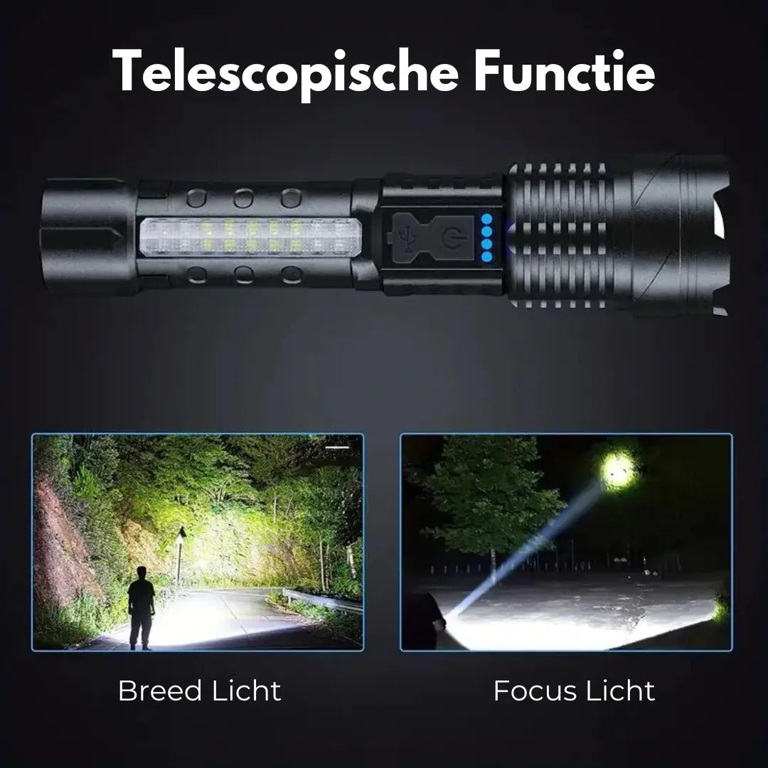 PowerBeam Militaschenlampe med 5000 Lumen