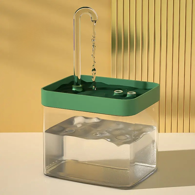 Skanto | Ultra-stille kjæledyrvannfontene med intelligent filtrering - 1,5 l rustfritt stål